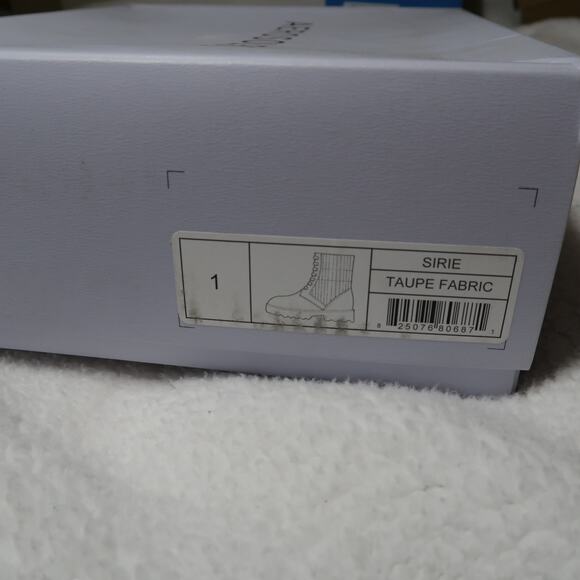 Aerosoles Sirie Kids Chelsea Ankle Fashion Boots Taupe Girls Size 1 Knit Pink - Picture 4 of 13